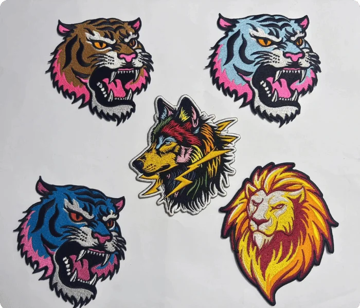 Custom embroidery design showcasing detailed stitching