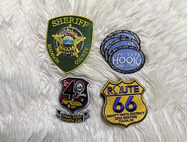Custom sheriff embroidery badge patch