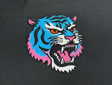 Custom lion embroidery patch